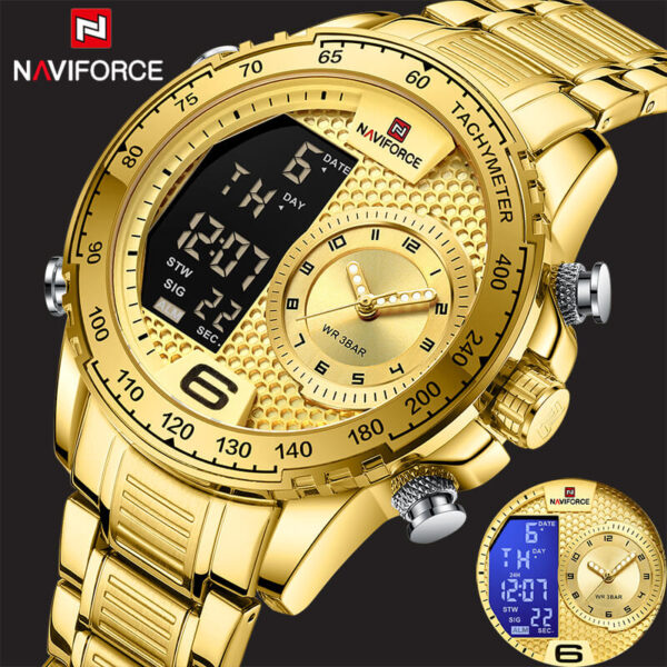 ساعت مچی مردانه ناوی فورس NAVIFORCE NF9199 G/G