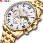 ساعت مچی مردانه کارن CURREN 8427 طلایی-سفید