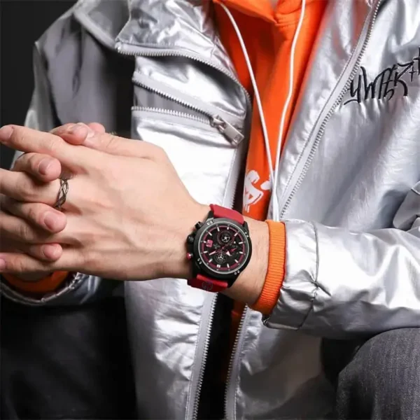 ساعت مچی مردانه ناوی فورس NAVIFORCE NF8033 B/R/R