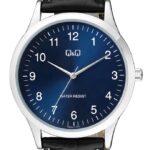 ساعت مچی کیو اند کیو C08A-012PY مردانه کلاسیک بند چرم - نمایندگی ثانیهها