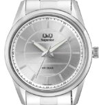 ساعت مچی کیو اند کیو C20A-004VY مردانه تمام استیل نقرهای - نمایندگی ثانیهها